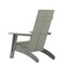 Flash Furniture Gray Modern 2 Slat Back Adirondack Chairs, PK2 2-JJ-C14509-GY-GG - alternate 8